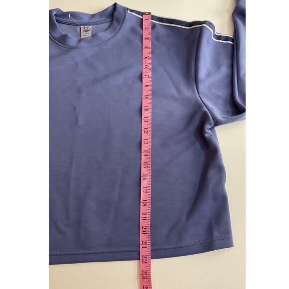 Te Verde Sweatshirt Pullover Women Size XL Periwinkle Blue - Picture 4 of 6